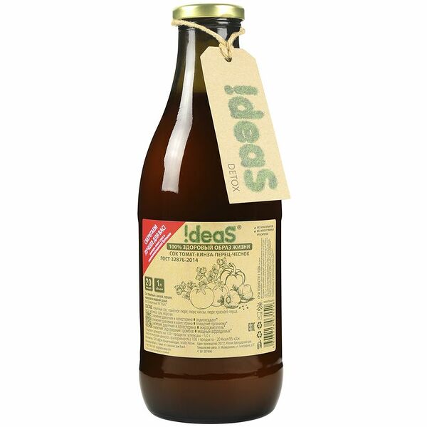 Сок Ideas Томат-кинза-перец-чеснок, 1л