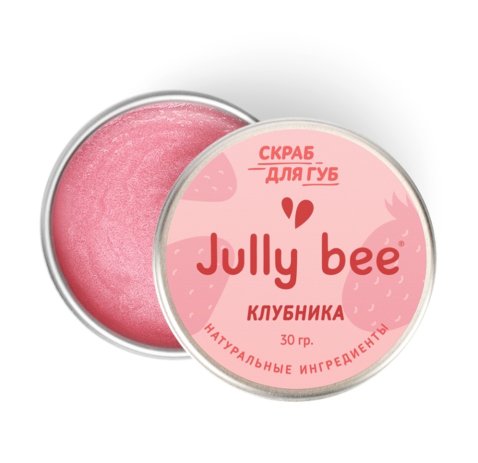 

Сахарный скраб для губ Jully bee Клубника 30 г