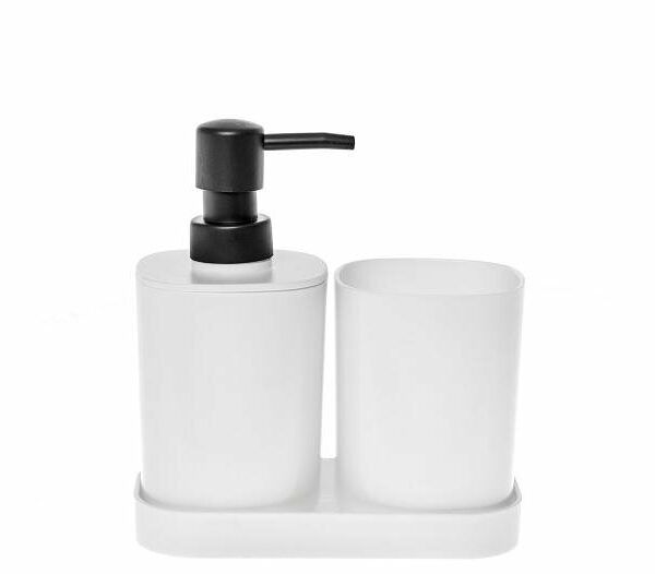 Набор аксессуаров для ванной HomeQueen Basic пластик