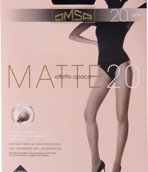 Колготки Omsa Matte 20 Nero Черные Размер 2
