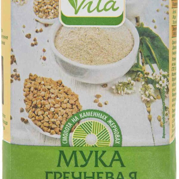 Мука цельнозерновая Глобус Вита из зеленой гречки