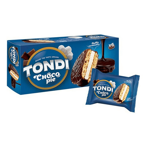 Печенье-сэндвич Tondi Choco Pie бисквитное