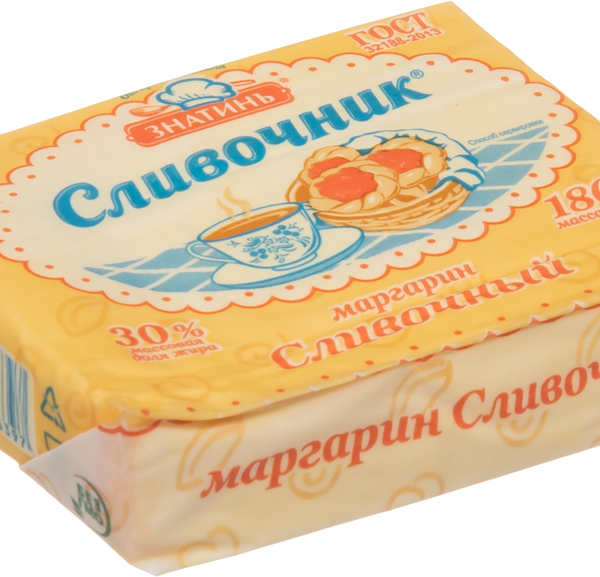 Маргарин Сливочник Сливочный 30% 180г