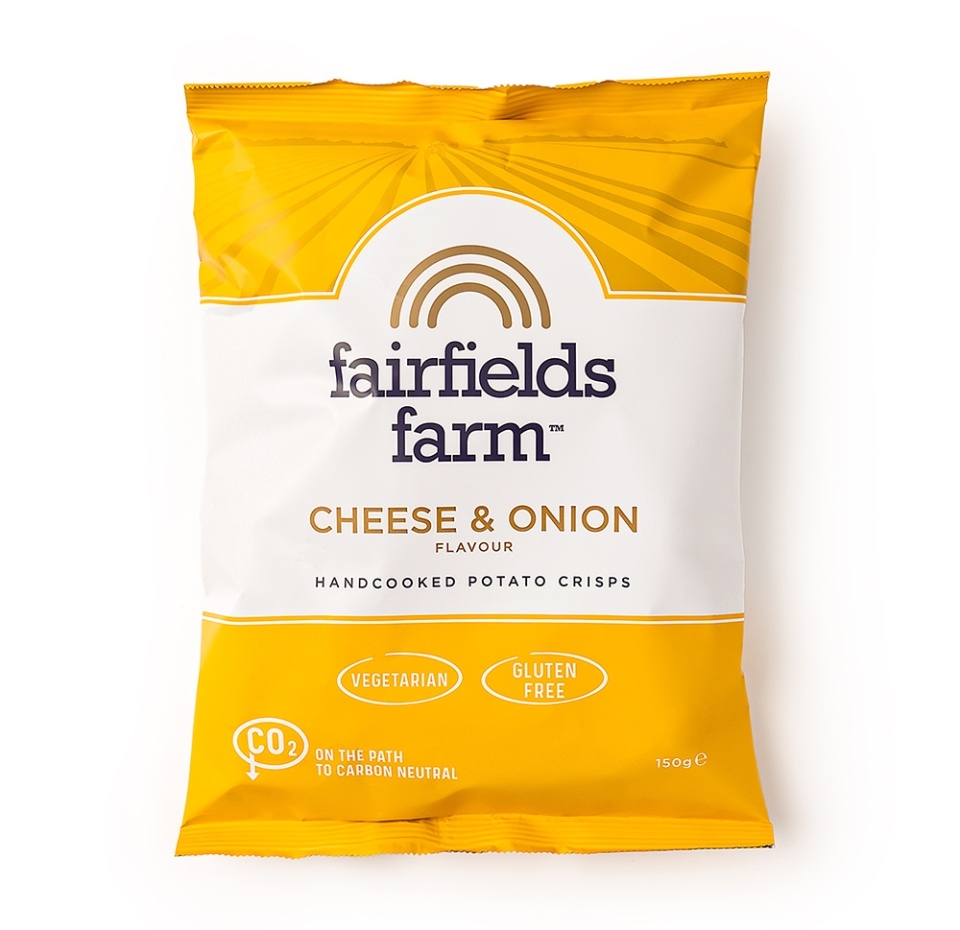 

Чипсы картофельные Fairfields farm с сыром и луком (без глютена) 150 г