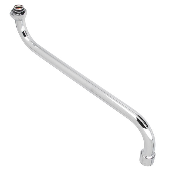 Излив смесителя для ванны, круглый s-образный, 30см, нерж. сталь