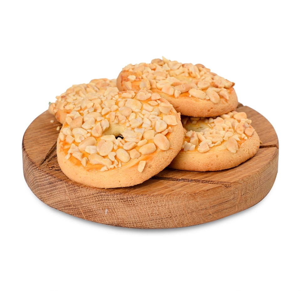 

Печенье Азбука Вкуса Песочное кольцо ореховое 1 шт. 70 г