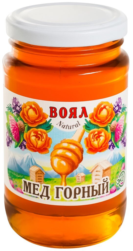 

Мед Воял Natural цветочный горный 500г