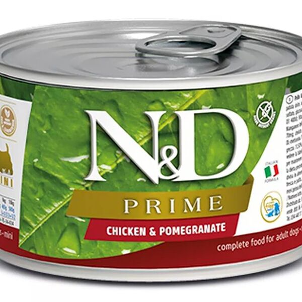 Farmina N&D Dog Prime Puppy Mini консервы для щенков мелких пород Курица и гранат