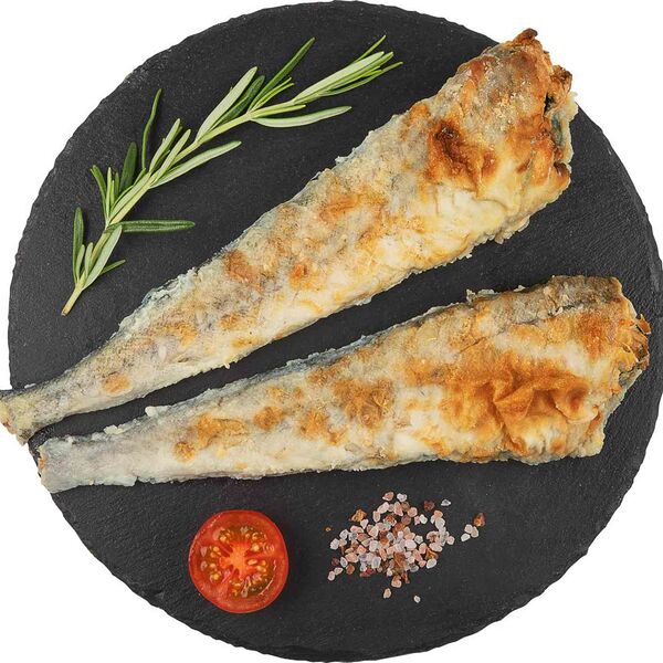 Минтай жареный Глобус потрошёный без головы вес