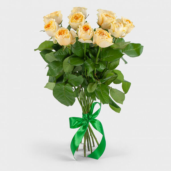 Букет из роз Крем и сливки 60 см