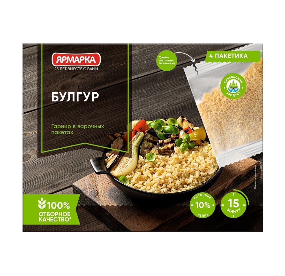 

Булгур Ярмарка в варочных пакетиках 4 шт. 250 г