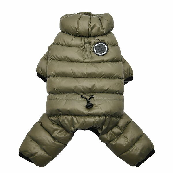 Комбинезон для собак Puppia Jumpesuit B сверхлегкий, хаки, S