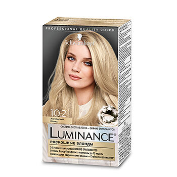 Краска для волос Schwarzkopf Luminance 10.2 Ангельский блонд 165 мл