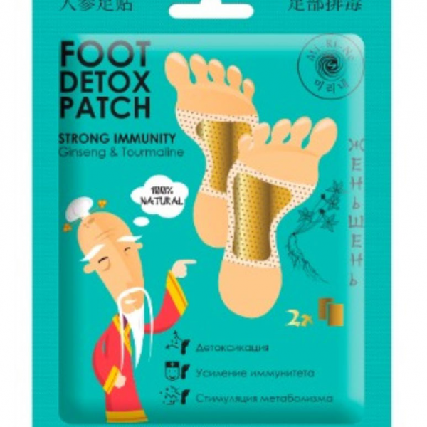 Mi-Ri-Ne  ДЕТОКС-ПАТЧИ для ног с женьшенем 