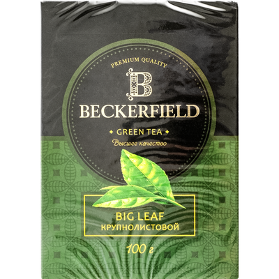Чай зелёный «Beckerfield» крупнолистовой, 100 г.