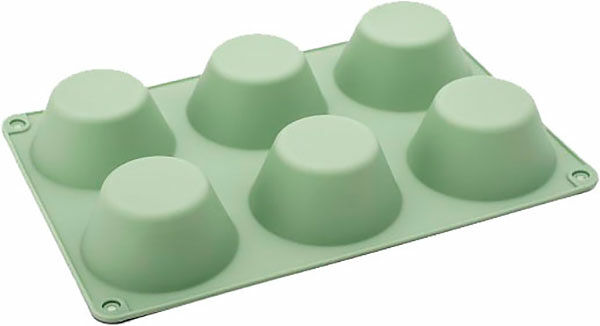 Форма Флорин AllCook силиконовая для выпечки 6 маффинов