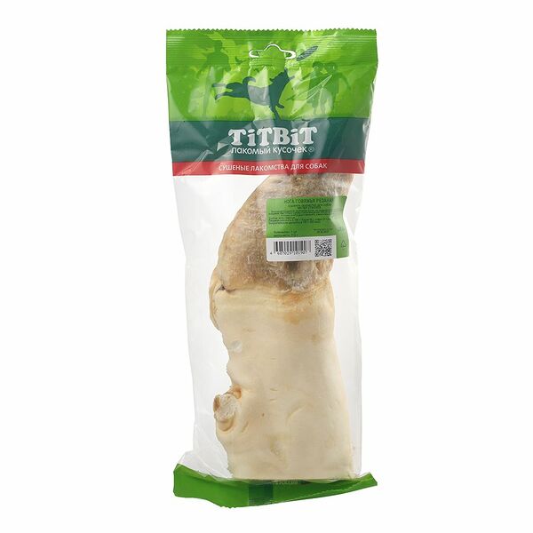 Нога говяжья TiTBiT для собак резаная 312г