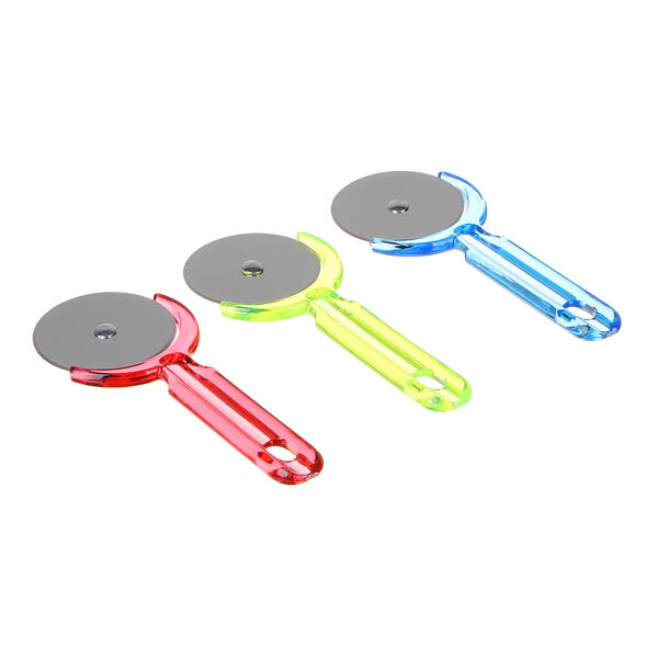 Нож для пиццы, 16,5х6,5см, полипропилен, нерж.сталь, 3 цвета