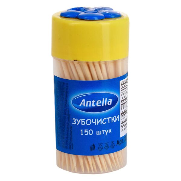 Зубочистки Antella в банке 150 шт