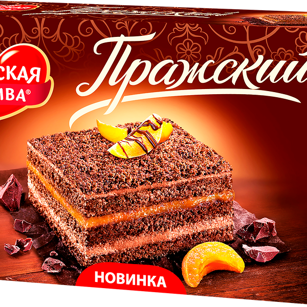 Торт РУССКАЯ НИВА Пражский 300г