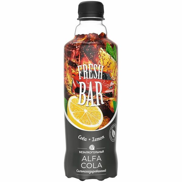 Напиток безалкогольный Fresh Bar Альфа кола газированный, 480мл