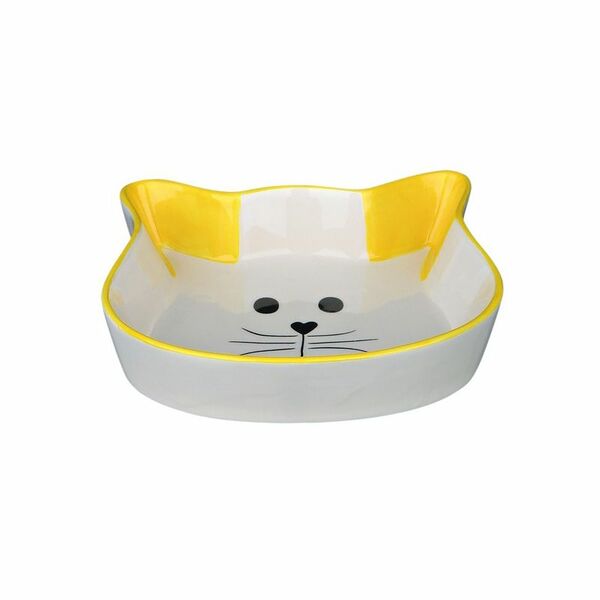 Миска для кошек TRIXIE керамическая Cat face 12см