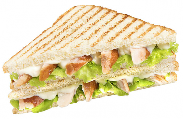 Сэндвич Ашан Клаб с курицей