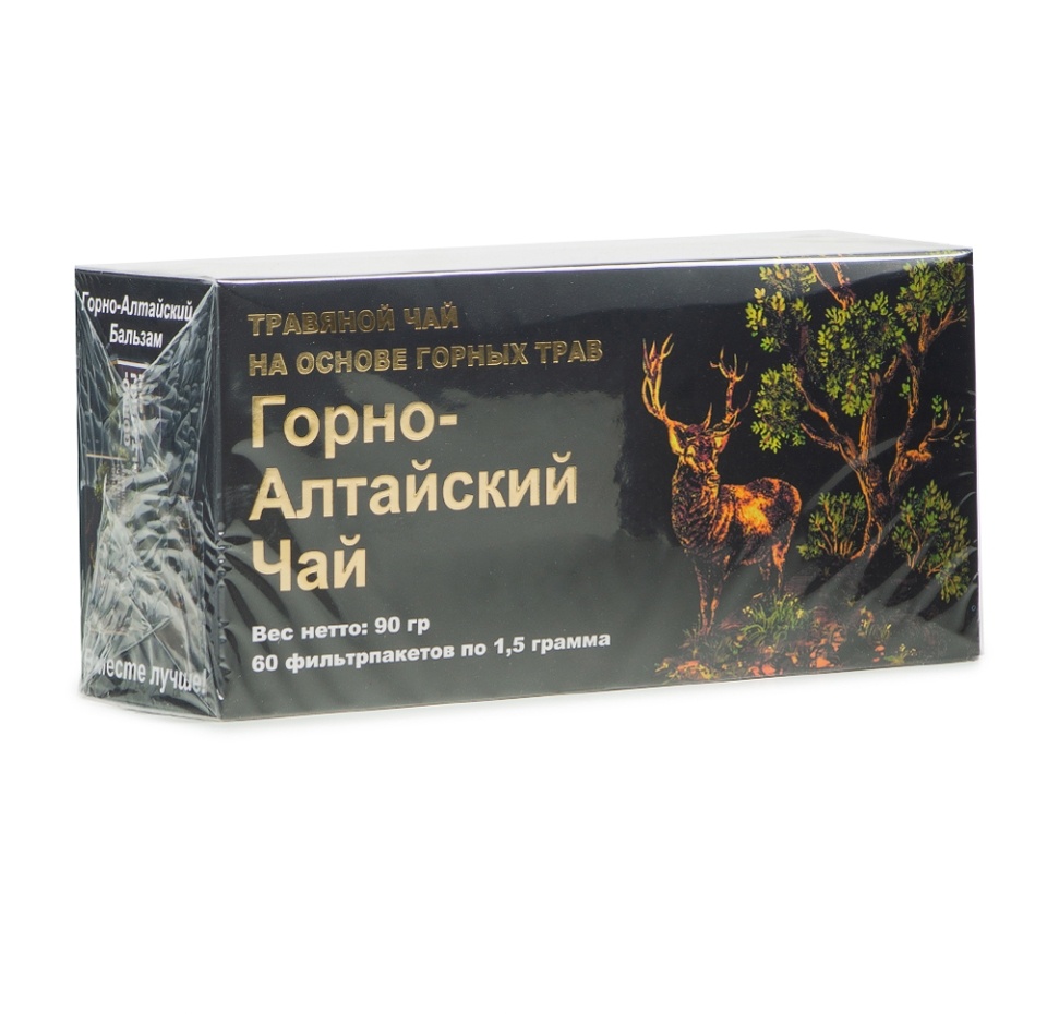 

Чайный напиток Горно-Алтайский черный с травами 90 г, Россия