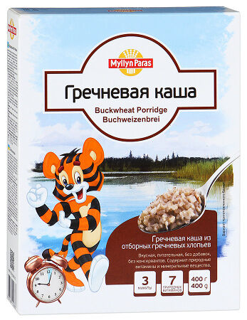 Каша гречневая из отборных хлопьев Myllyn Paras