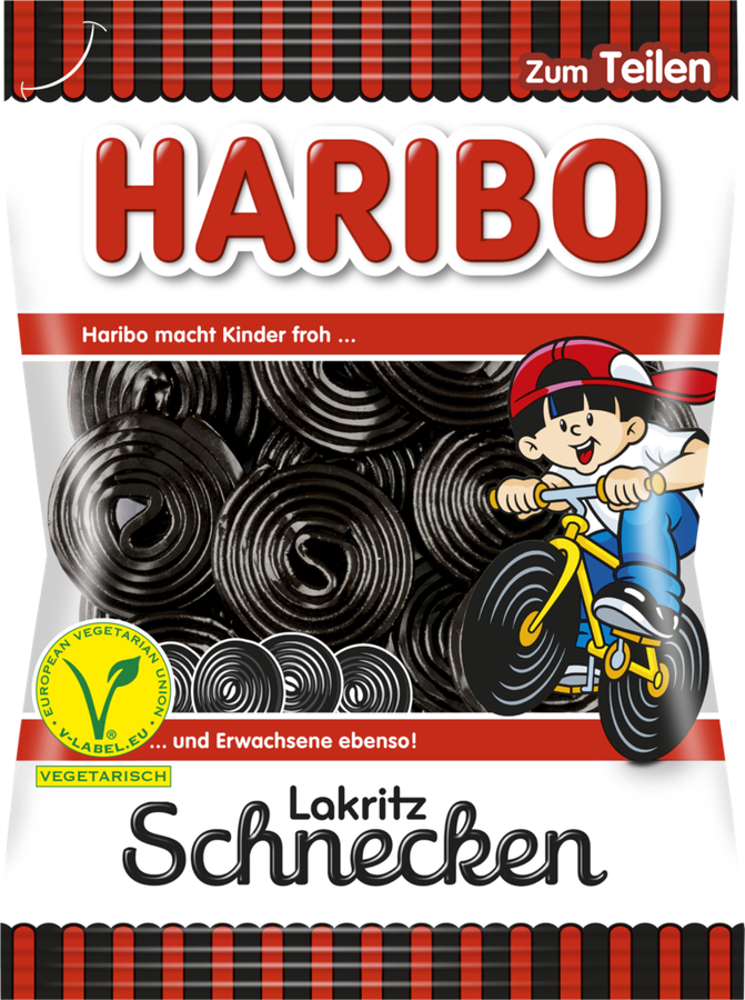 

Конфеты Haribo Лакричные улитки 200 г