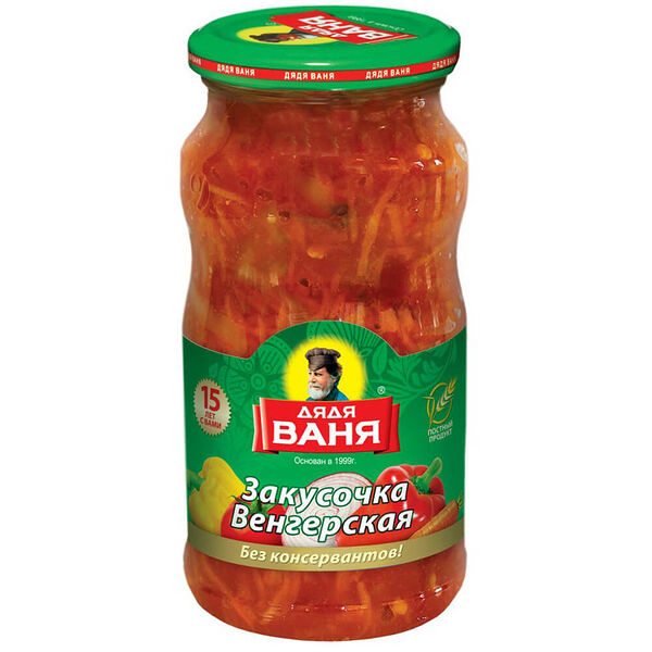 Закусочка Дядя Ваня 460г венгерская ст/б