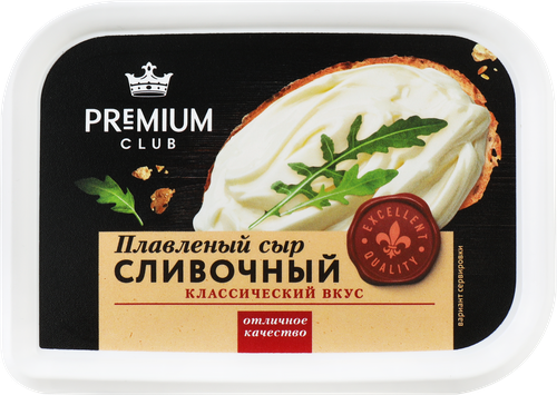 

Сыр плавленый Premium Club Сливочный 35%, без змж, 400г