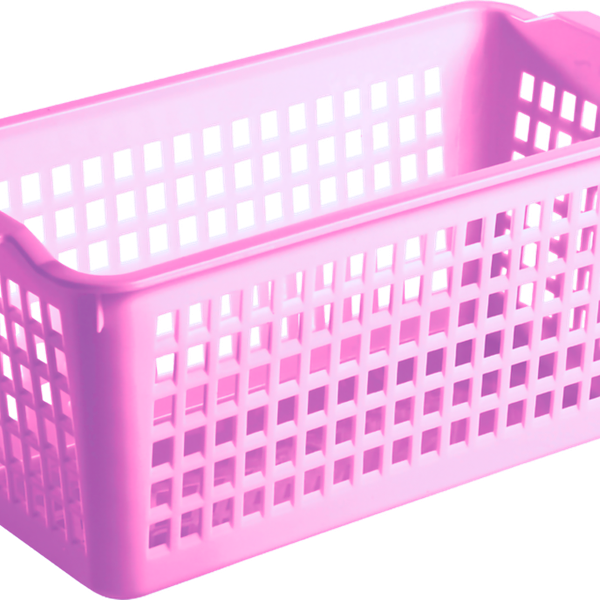 Корзина универсальная БЫТПЛАСТ высокая, прямоугольная, 28x13,5x12,3см