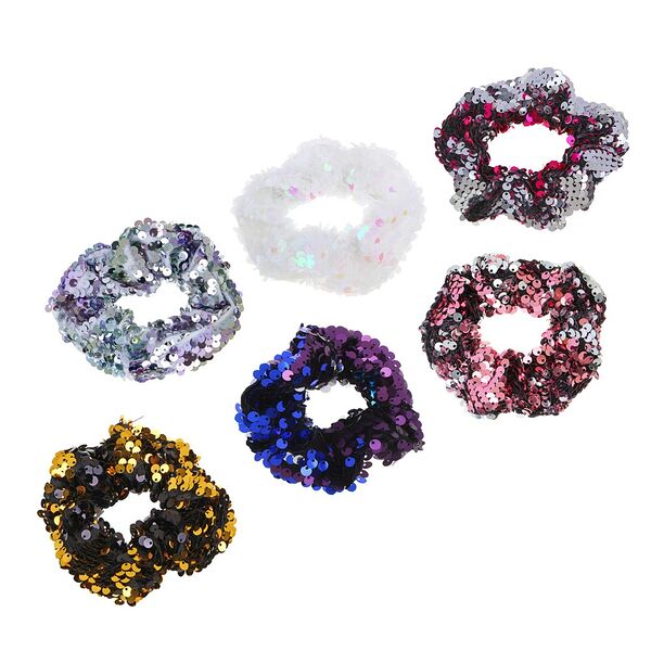 Резинка для волос Beriotti с декором полиэстер пластик d 10 см 6 цветов в ассортименте 1 шт.