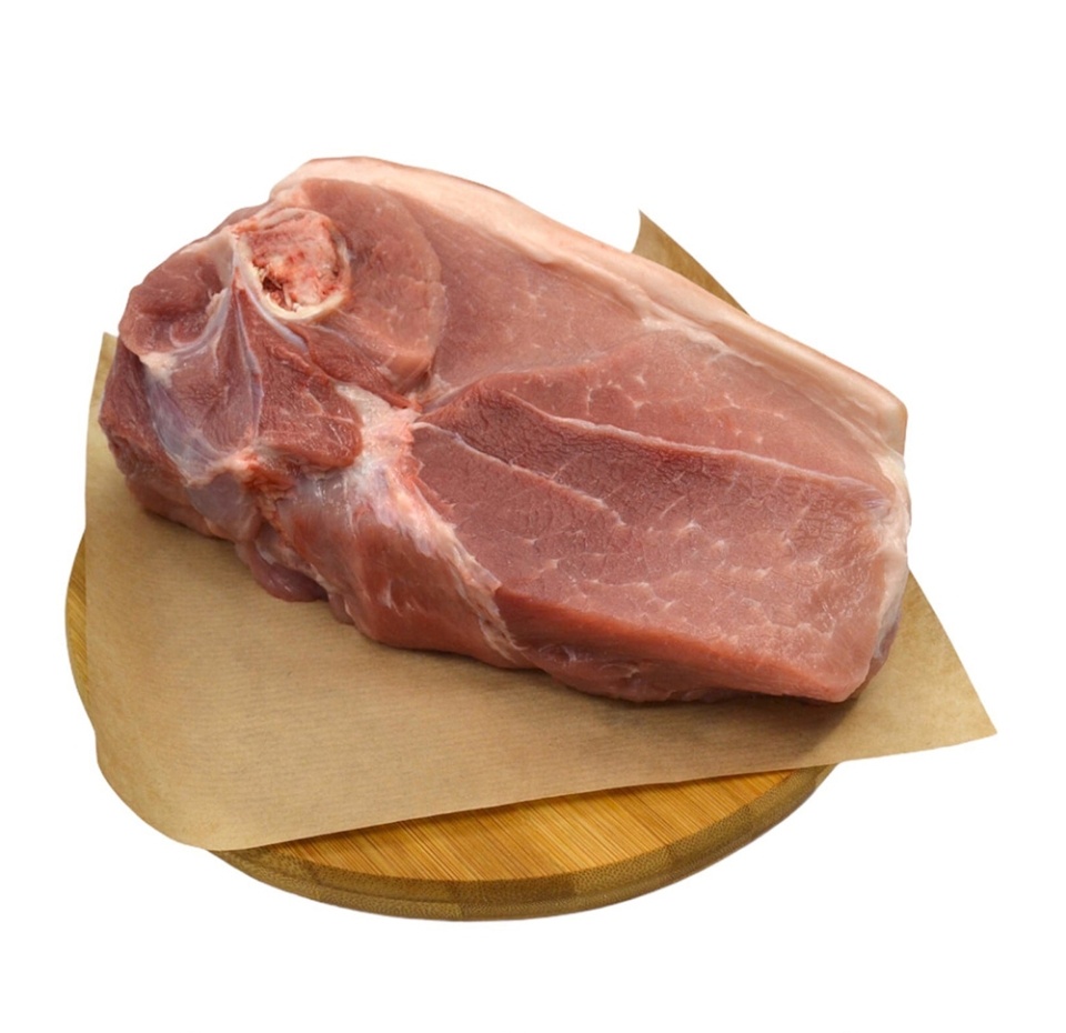 

Лопатка свиная Азбука Вкуса на кости собственного разруба вес Россия