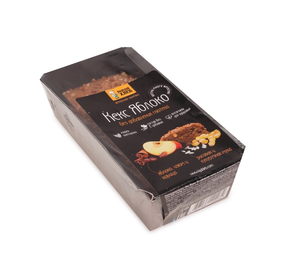 

Кекс Яблоко без глютена из рисовой и кукурузной муки Рижский хлеб 350г