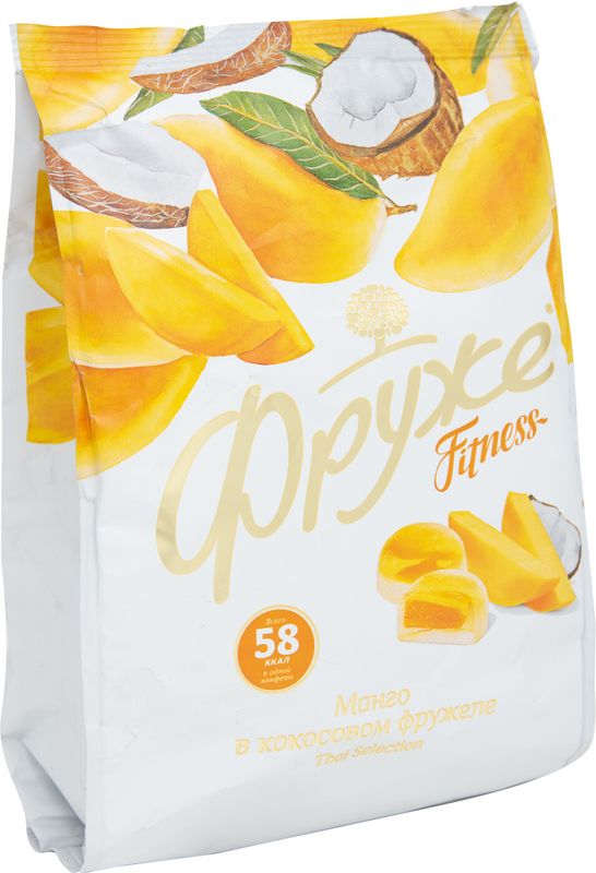 

Конфеты Фруже Fitness желейные манго в кокосовом фружеле 190 г