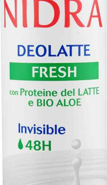 Дезодорант Deolatte Fresh Invisible Nidra освежающий с молочными протеинами