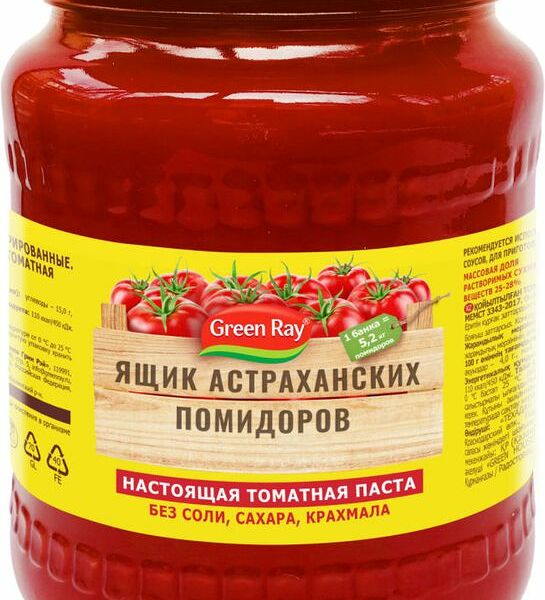 Паста томатная Ящик астраханских помидоров