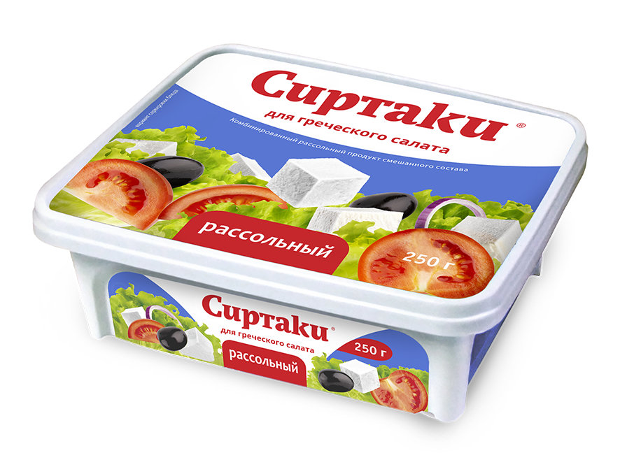 

Продукт рассольный Сиртаки Original Для греческого салата 55% 250 г