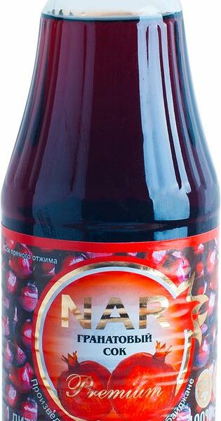 Сок Nar гранатовый восстановленный для детского питания, 1л