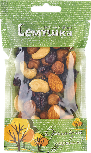 Смесь ягодно-ореховая СЕМУШКА орехи с клюквой, 50г