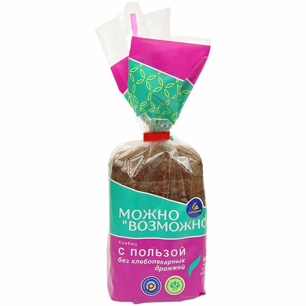 Хлебец Каравай С пользой формовой нарезанный 300г