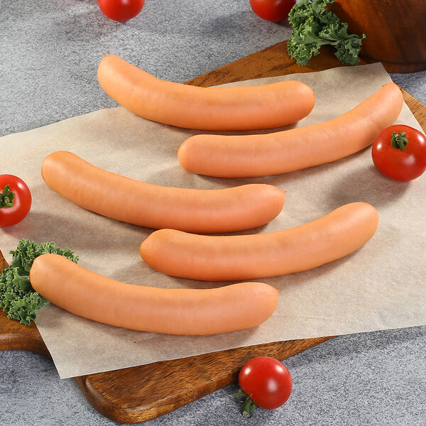 Сосиски МясновЪ По-Царски от КуулКлевер в натуральной оболочке, вес