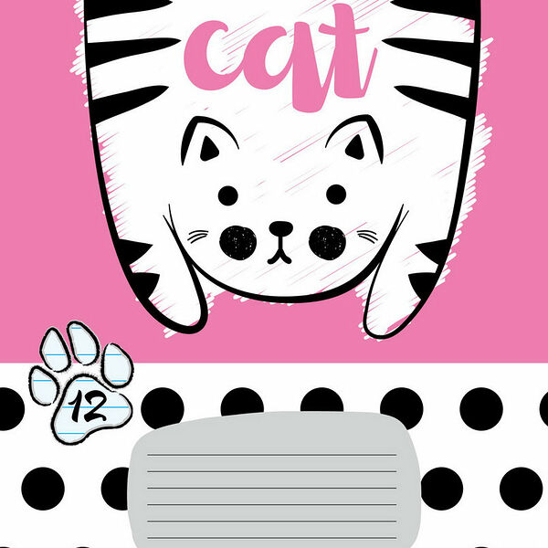 Тетрадь 12л лин школьная academy style