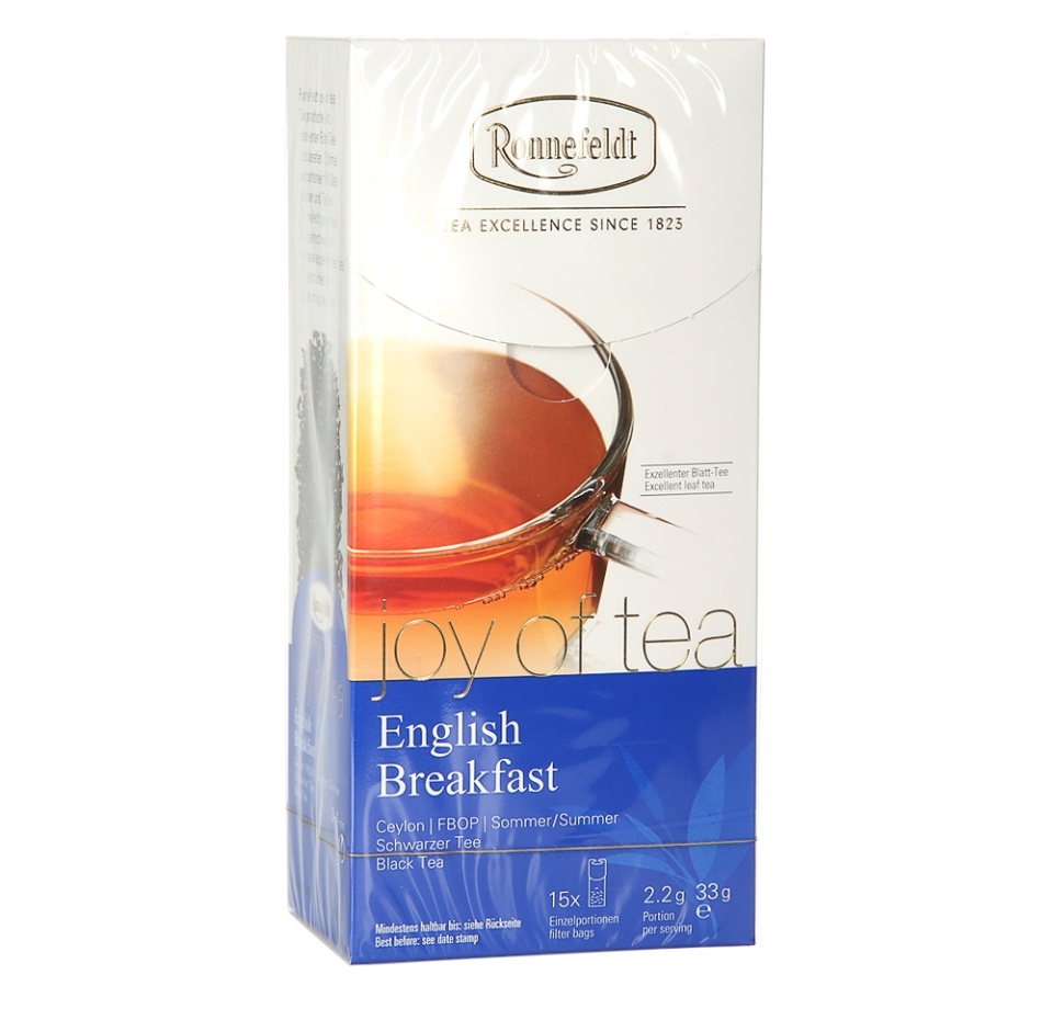 

Чай черный Ronnefeldt Joy of Tea Английский завтрак FBOP 15х3 г Германия