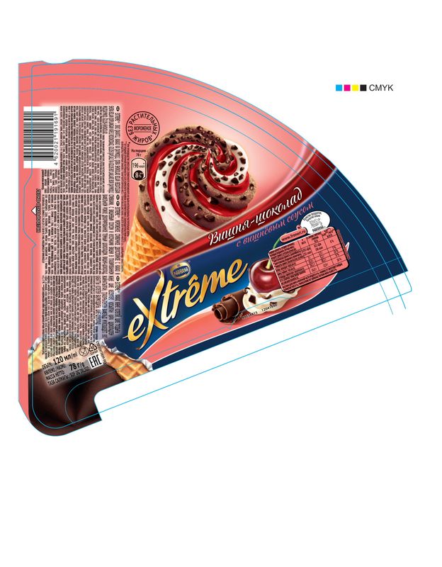 

Мороженое Extreme сливочное вишня-шоколад 78 г