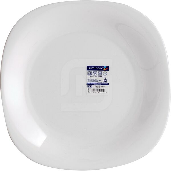 Тарелка обеденная Карин белая