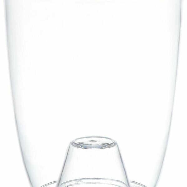 Кашпо IDEA Орхидея d16 см полистироловое прозрачное