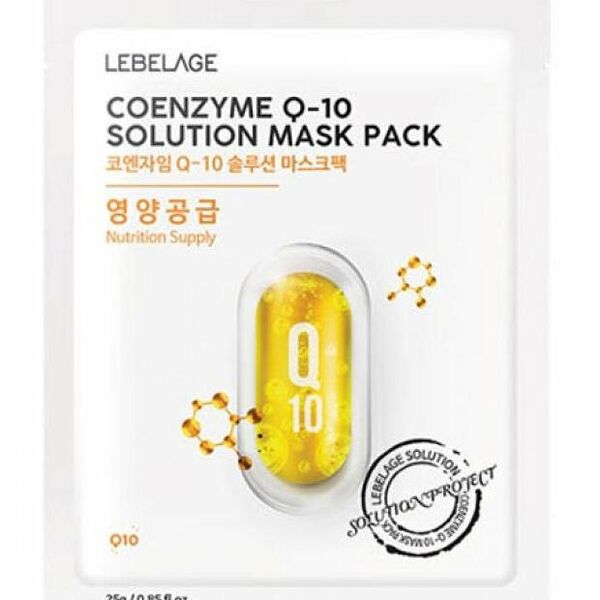 Маска тканевая для лица Lebelage с конэнзимом Q10